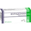 ФУРАДОНИН ТАБЛ., 100МГ, №20