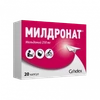 МИЛДРОНАТ КАПС., 250МГ, №20