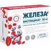 ЖЕЛЕЗА БИСГЛИЦИНАТ ФОЛАТ ВИТ. C B6 B12 ПРЕБИОТИК ТАБЛ., 600МГ, №30