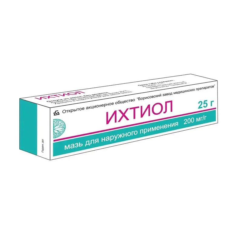 ИХТИОЛ МАЗЬ, ТУБА, 20% 25Г