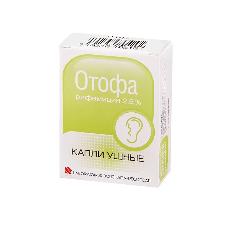 ОТОФА КАПЛИ УШНЫЕ 2,6% 10МЛ