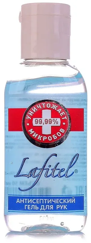 ГЕЛЬ ДЛЯ РУК С АНТИСЕПТИЧЕСКИМ ЭФФЕКТОМ ЛАФИТЭЛЬ УП., 60Г