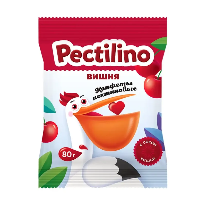 КОНФЕТЫ ПЕКТИНОВЫЕ PECTILINO (ПЕКТИЛИНО) С СОКОМ ЯБЛОКА УП., 80Г