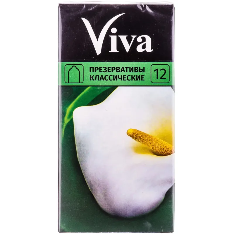 ПРЕЗЕРВАТИВЫ VIVA КЛАССИЧЕСКИЕ УП., №12
