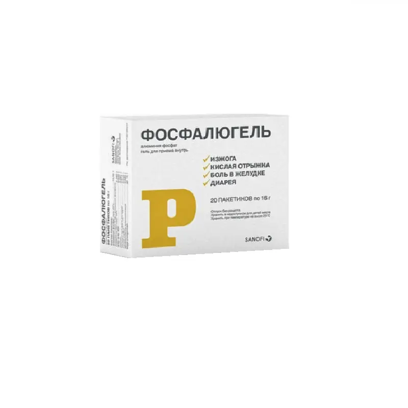 ФОСФАЛЮГЕЛЬ САШЕ, ГЕЛЬ, 16Г, №20