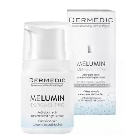 КРЕМ-КОНЦ. DERMEDIC MELUMIN ОТ ПИГМ. ПЯТЕН НОЧН. УП., 50МЛ