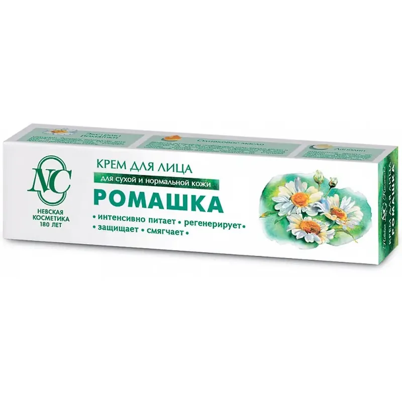 КРЕМ Д/ЛИЦА РОМАШКА Д/СУХ. НОРМ. КОЖИ УП., 40МЛ