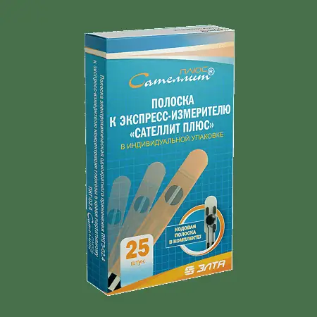 ПОЛОСКА ЭЛ/ХИМ ОДНОКР. ПРИМ. ПКГЭ-02.4 САТЕЛЛИТ ПЛЮС УП., №25
