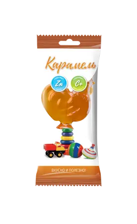 КАРАМЕЛЬ ЛЕДЕНЦОВАЯ С ЦИНКОМ И ВИТ. C ПЕТУШОК ЛЕСНАЯ ЯГОДА УП., 17Г