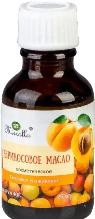 МАСЛО КОСМ. АБРИКОСОВОЕ MIRROLLA УП., 25МЛ