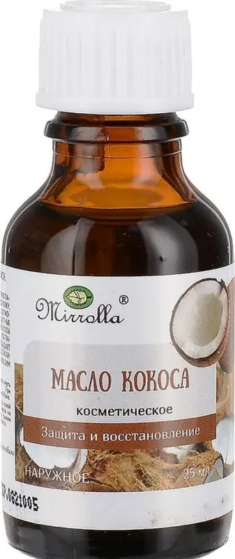 МАСЛО КОСМ. КОКОСА MIRROLLA УП., 25МЛ