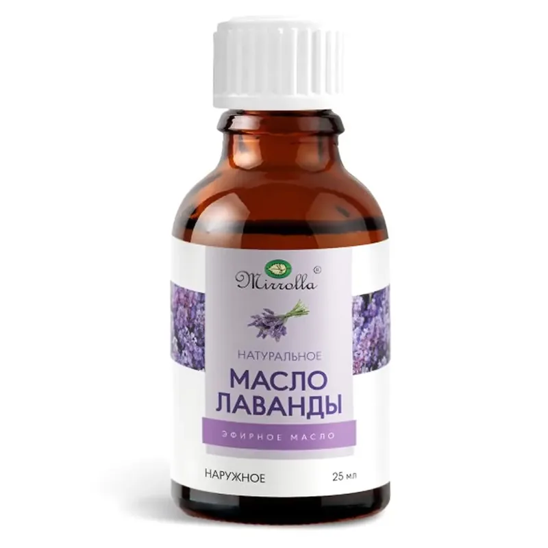 МАСЛО ЭФИРНОЕ ЛАВАНДЫ MIRROLLA УП., 25МЛ