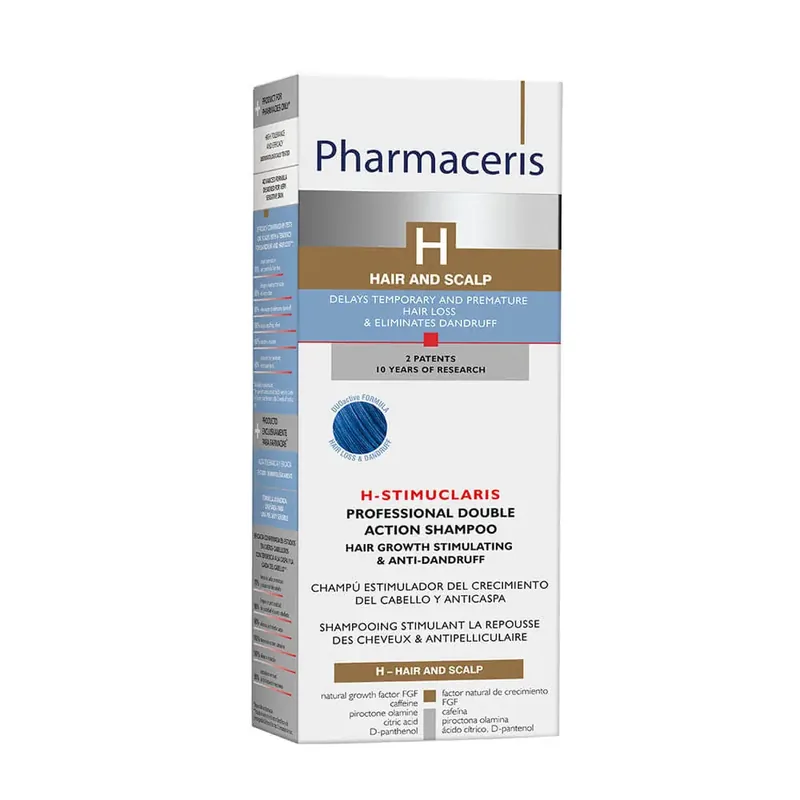 ШАМПУНЬ ПРОФЕССИОН. СТИМУЛИР. РОСТ ВОЛОС И П/ПЕРХОТИ PHARMACERIS H H-STIMUCLARIS УП., ,250МЛ