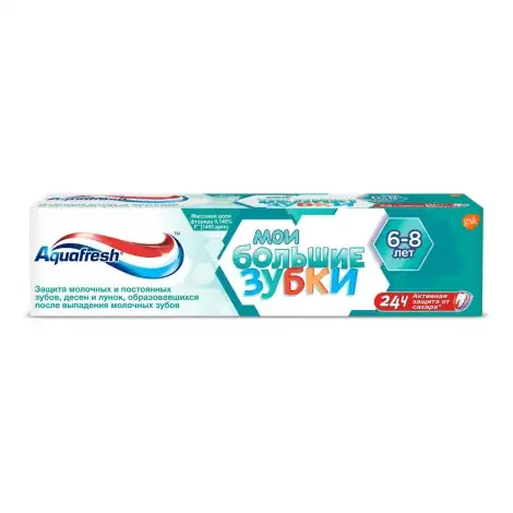 ЗУБНАЯ ПАСТА ДЕТ. AQUAFRESH МОИ БОЛЬШИЕ ЗУБКИ УП., 50МЛ