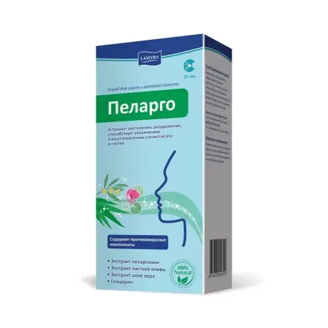 ПЕЛАРГО ФЛ., СПРЕЙ НАЗ., 25МЛ