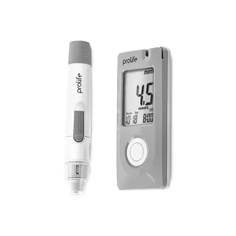 СИСТЕМА КОНТРОЛЯ УРОВНЯ ГЛЮКОЗЫ В КРОВИ PROLIFE PM 200 (С ТЕСТ-ПОЛОСКАМИ PROLIFE PT 200 50ШТ.)