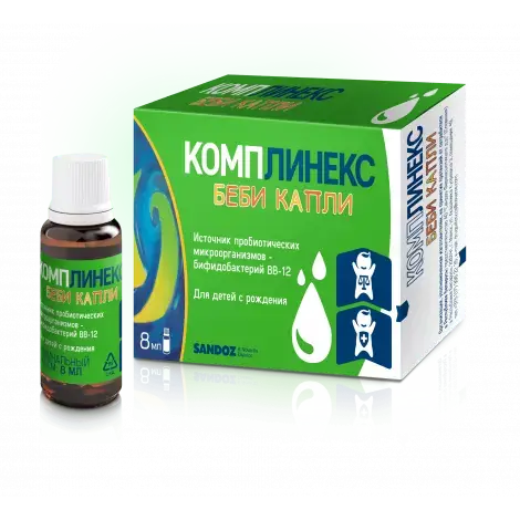 КОМПЛИНЕКС БЕБИ ФЛ., КАПЛИ ОРАЛ., 8МЛ