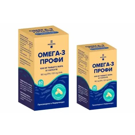 ОМЕГА-3 ПРОФИ КАПС., 1,358Г, №30