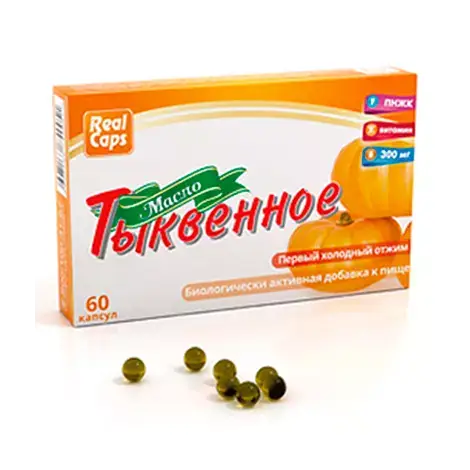 ТЫКВЫ МАСЛО КАПС., 300МГ, №60