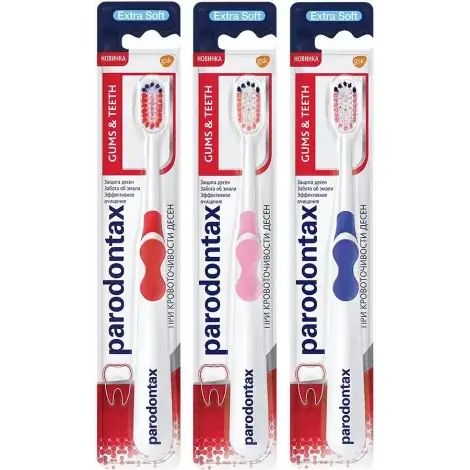 ЗУБНАЯ ЩЕТКА PARODONTAX GUMS TEETH EXTRA SOFT УП.