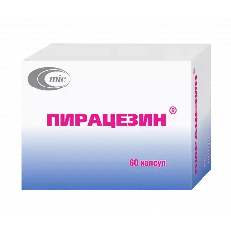 ПИРАЦЕЗИН КАПС., 400МГ/25МГ, №60