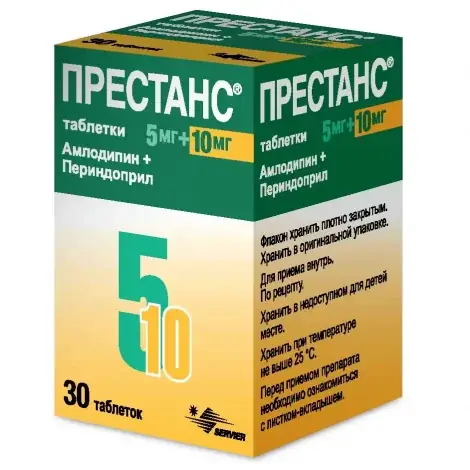 ПРЕСТАНС ТАБЛ., 5МГ/10МГ, №30