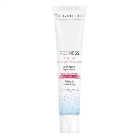КРЕМ Д/ЛИЦА DERMEDIC REDNESS АНТИВОЗР. НОЧН. УП., 40МЛ