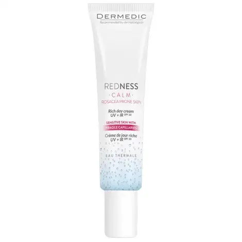 КРЕМ Д/ЛИЦА DERMEDIC REDNESS ПИТ. UV+IR SPF-20 ДНЕВН. УП., 40МЛ