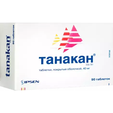 ТАНАКАН ТАБЛ.П/О, 40МГ, №90