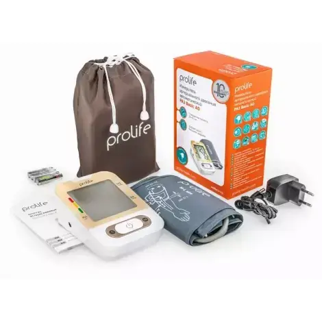 ИЗМЕРИТЕЛЬ АРТЕРИАЛЬНОГО ДАВЛЕНИЯ АВТОМАТИЧЕСКИЙ PROLIFE PA2 BASIC AD