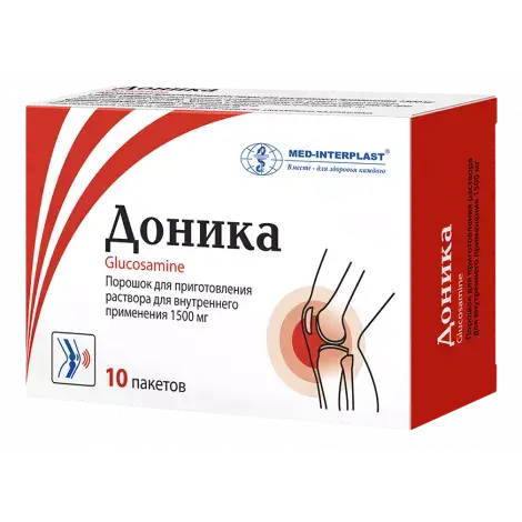 ДОНИКА ПАК., ПОР., 1500МГ, №10