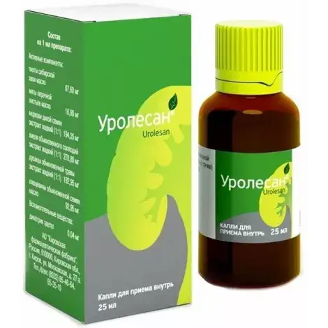 УРОЛЕСАН Ф-КАП., КАПЛИ ОРАЛ., 25МЛ