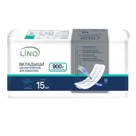 ВКЛАДЫШИ УРОЛОГ. LINO SUPER PLUS 15Х40 №15