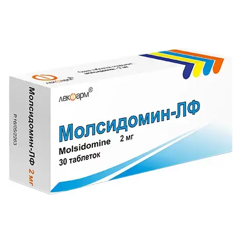 МОЛСИДОМИН ТАБЛ., 2МГ, №30