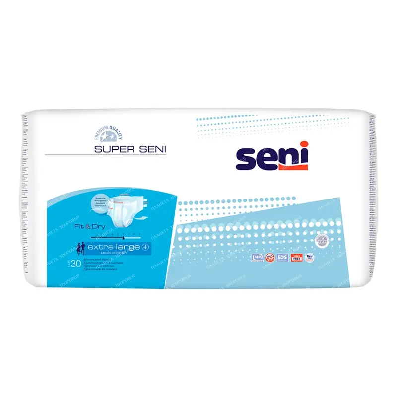 ПОДГУЗНИКИ Д/ВЗРОСЛЫХ ДЫШ. SENI CLASSIC XL, №30