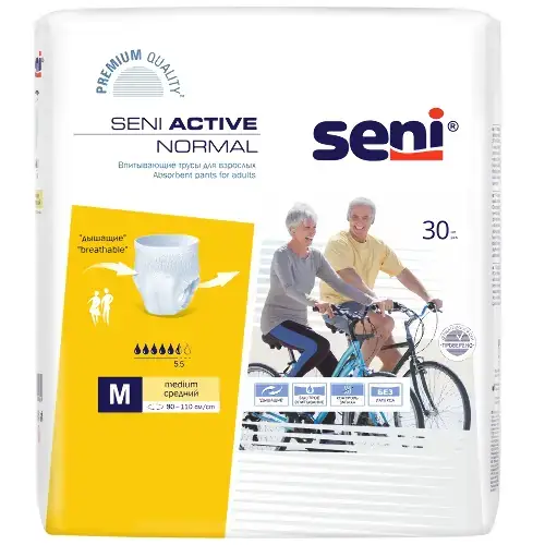 ТРУСИКИ ВПИТ. Д/ВЗРОСЛЫХ SENI ACTIV NORMAL M, №30